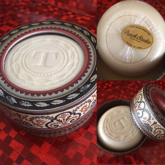 T-Monogrammed Lemon Verbena Soap - Punch Studio - Picture 1 of 8